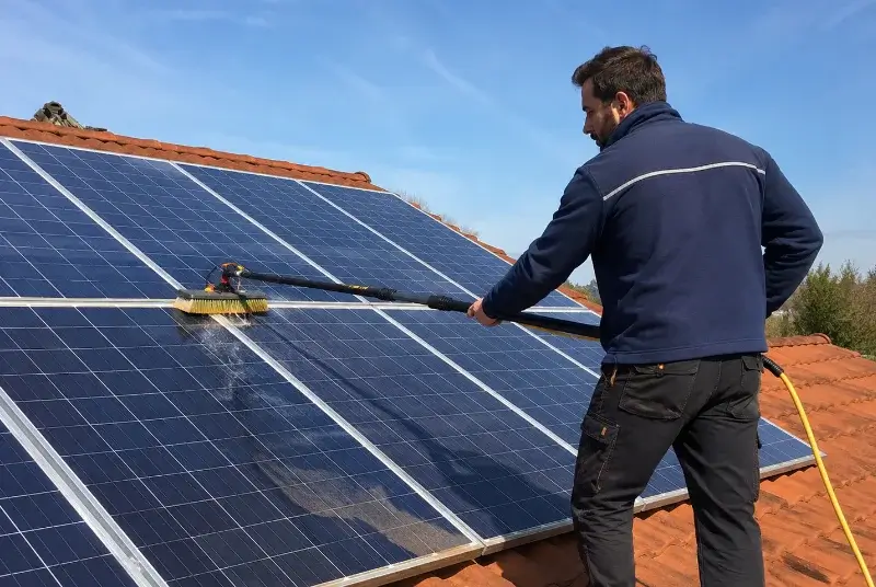 Nettoyage et entretien de panneaux solaires à Vayres